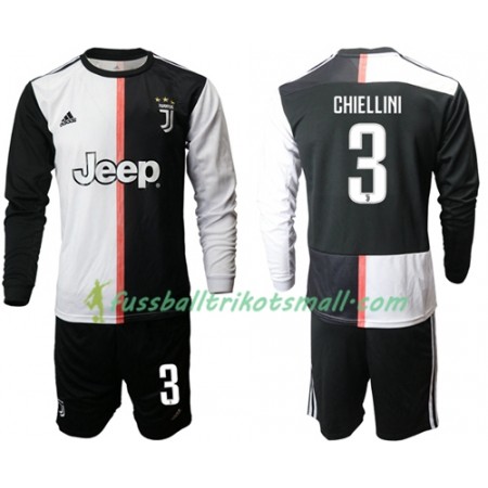 Fußballtrikots Juventus Turin Chiellini 3 Kinder 2019-2020 Langarm Heimtrikotsatz kaufen